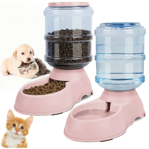 Automatic Water Dispenser Large Capacity Pet Feeder Small Dog Food Bowl Cat Feed - Picture 6 of 6